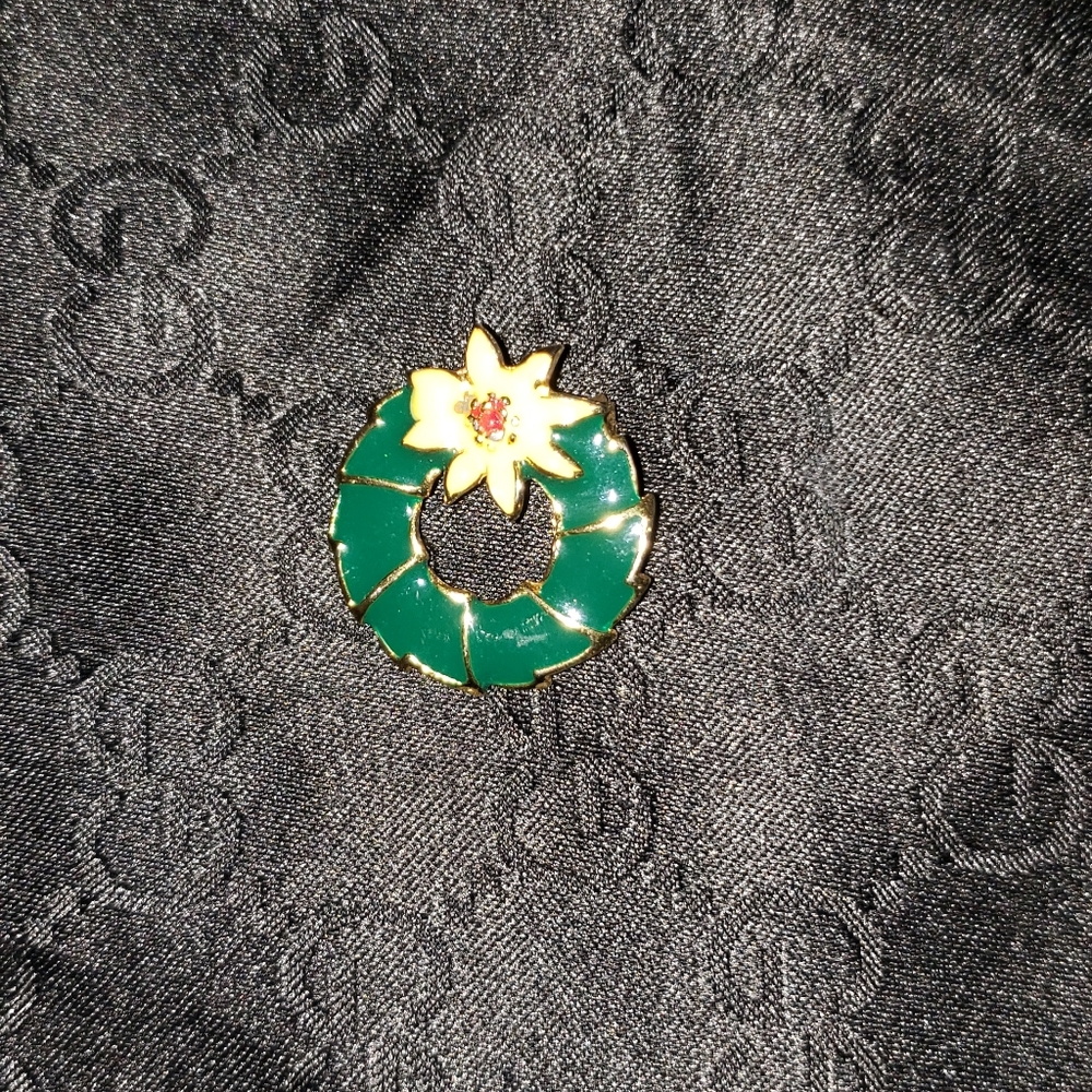 Green Christmas women's pendant
